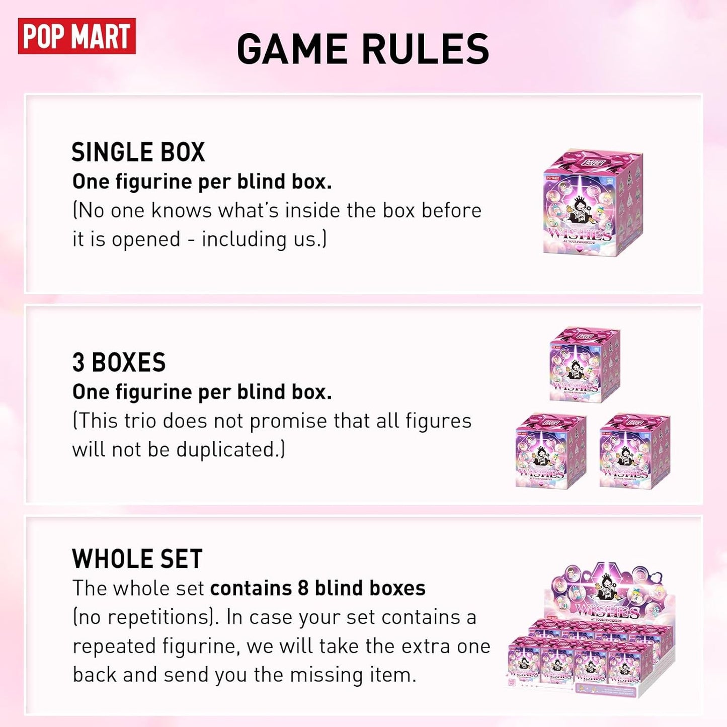 POP MART Crybaby Wishes at Your Fingertips Series Scene Set Blind Box Figures, Random Design Mystery Toys for Modern Home Decorations Indoor, Collectible Toy Set for Desk Accessories, Triple Box