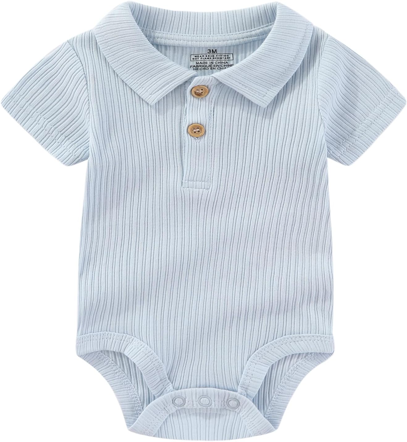 Baby Bodysuit and Pant Set Summer Ribbed Mix Match Infant Boy Girl Clothes Outfits