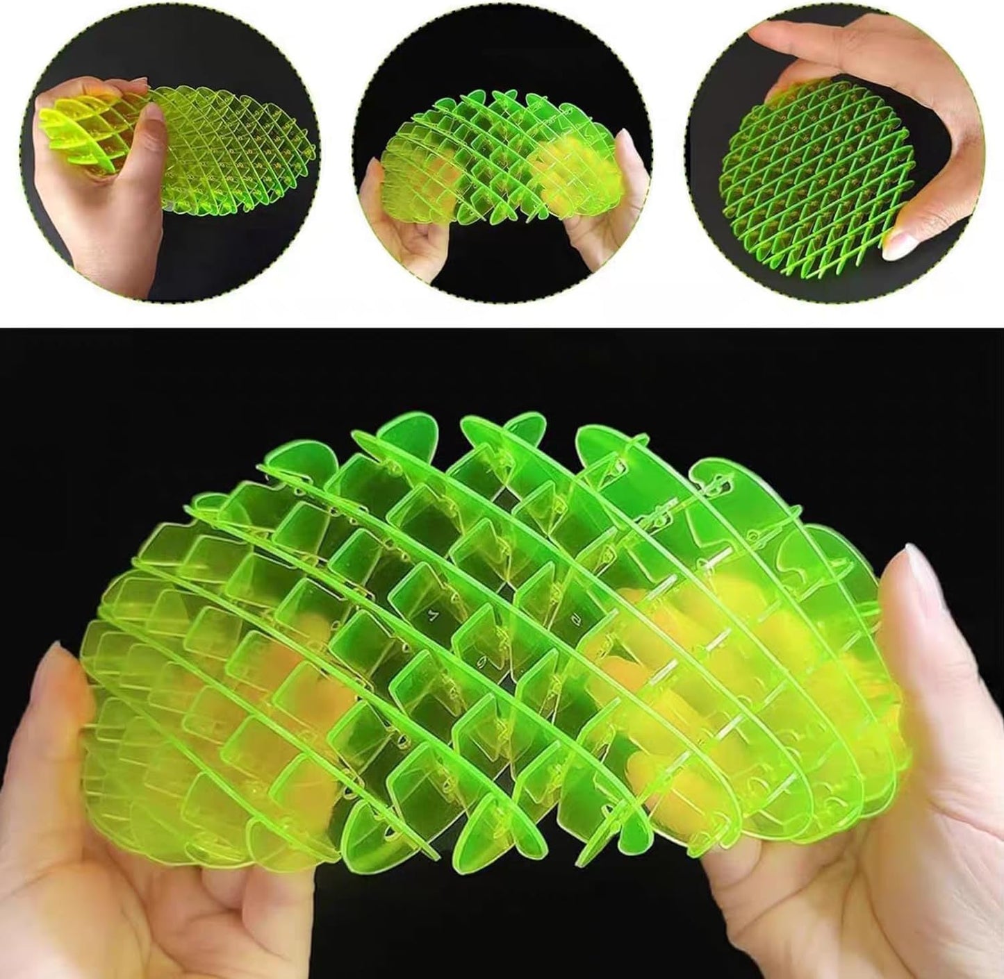 Fidget Big Worm Toy｜Sensory Slug Fidget Toy｜ Fidget Toy for Kids&Adults｜ Quiet EDC Resistance Fidget Toy ｜Funny Pocket Fidget Toy｜Sensory Stress Anxiety Relief Toys (Medium)