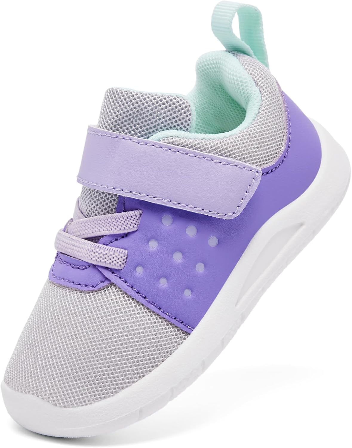 MORENDL Toddler Baby Shoes 0-4 Years Boy Girl Lightweight Breathable Non-Slip Sports Sneakers Running Walking Tennis Barefoot Shoes