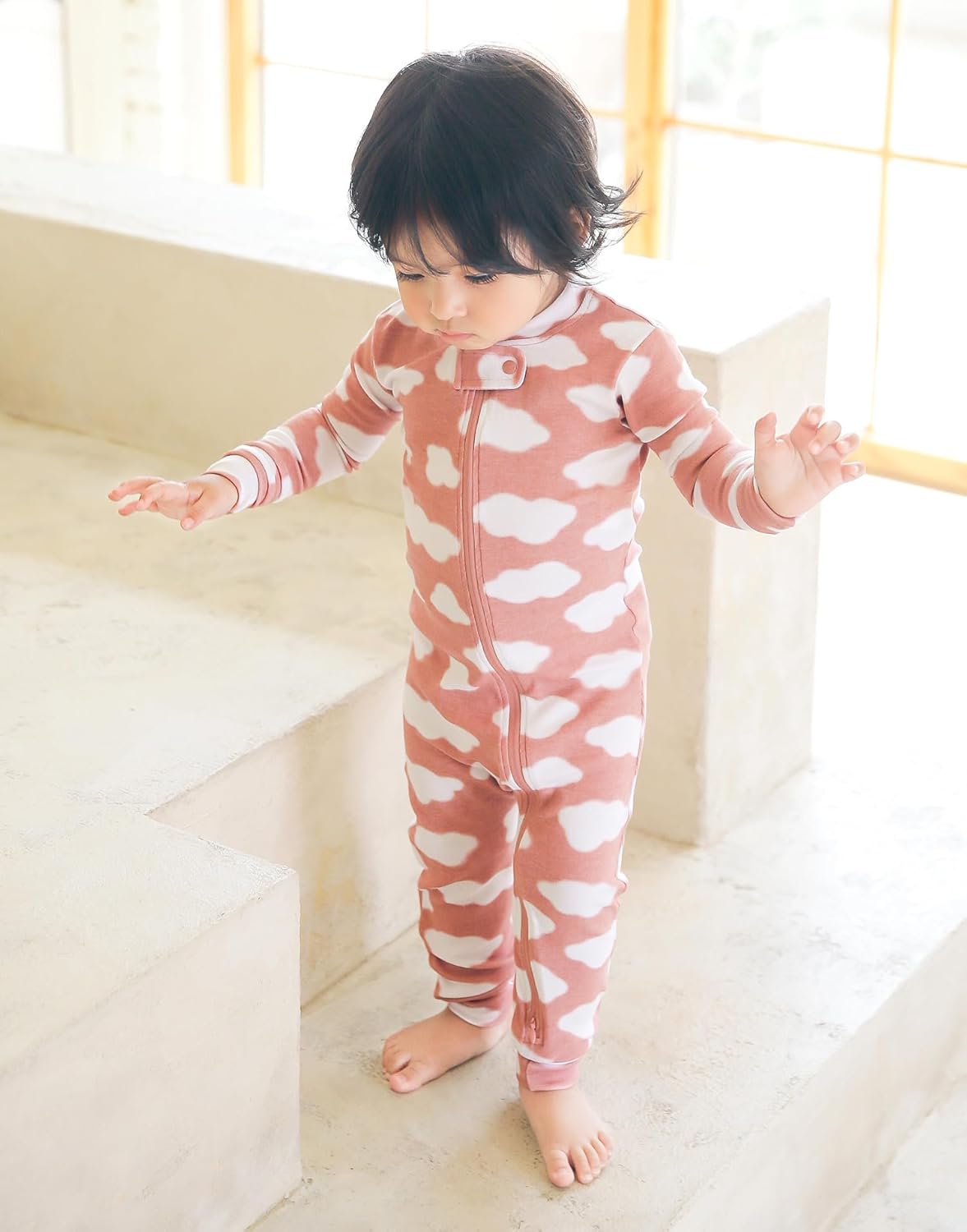 VAENAIT BABY Infant Toddler Boys Girls Footed Pajamas One-PIece Romper Sleep and Play 0M-2T