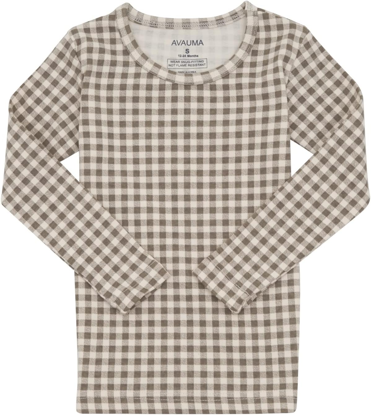 AVAUMA Baby Boys Girls Pajama Set 6M-7T Kids Cute Toddler Snug fit Pattern Design Pjs Cotton Sleepwear