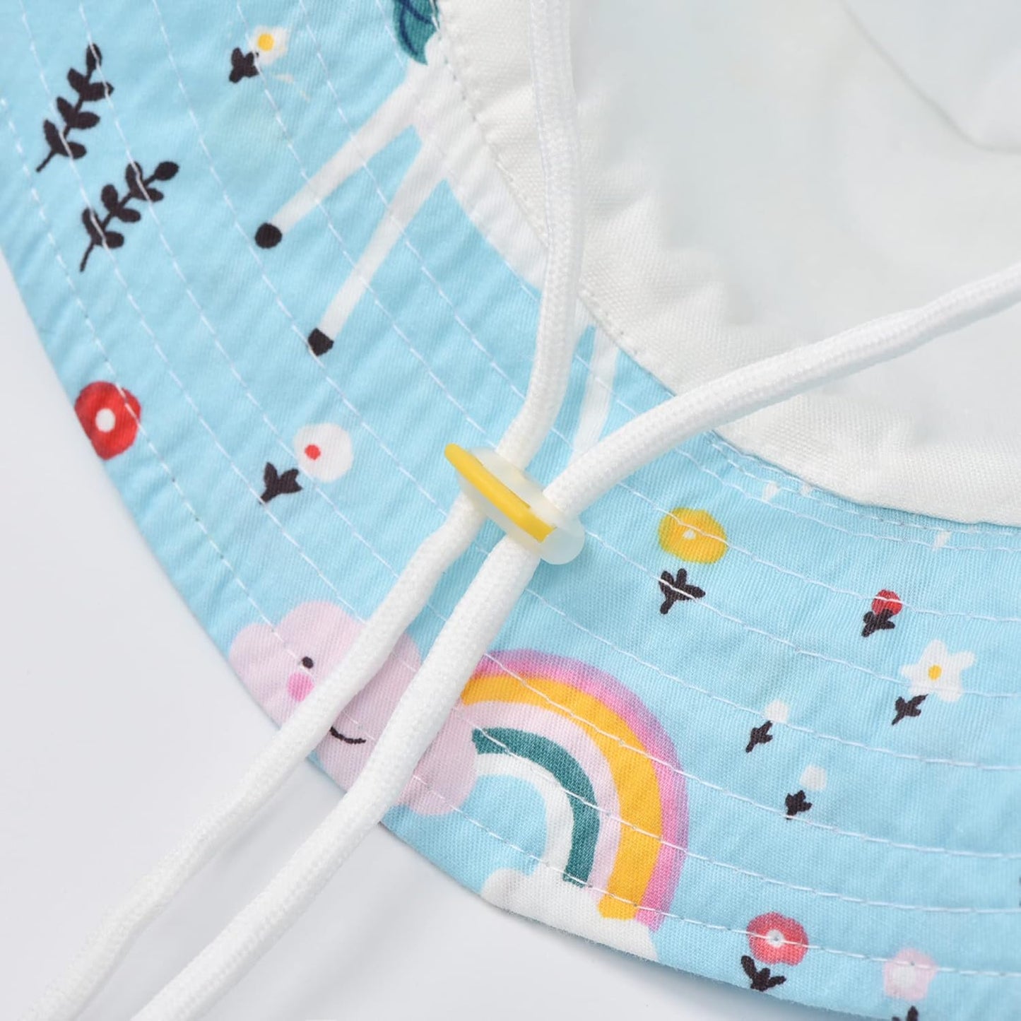 Baby Sun Hat Toddler Beach Swim Hats UPF 50+ Summer Bucket Hat Kids Infant Wide Brim Adjustable Sun Hat for Baby Boy Girls