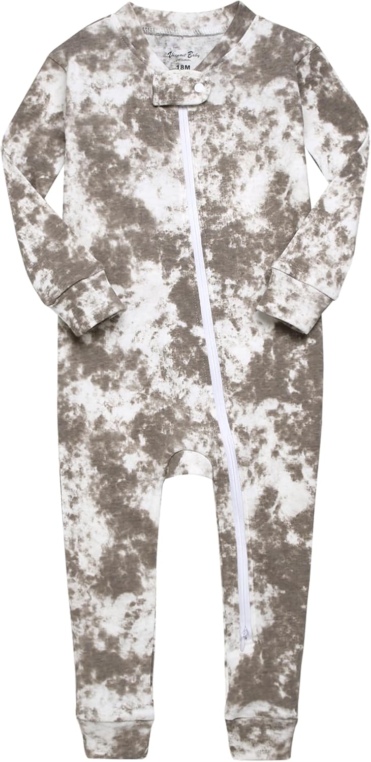 VAENAIT BABY Infant Toddler Boys Girls Footed Pajamas One-PIece Romper Sleep and Play 0M-2T