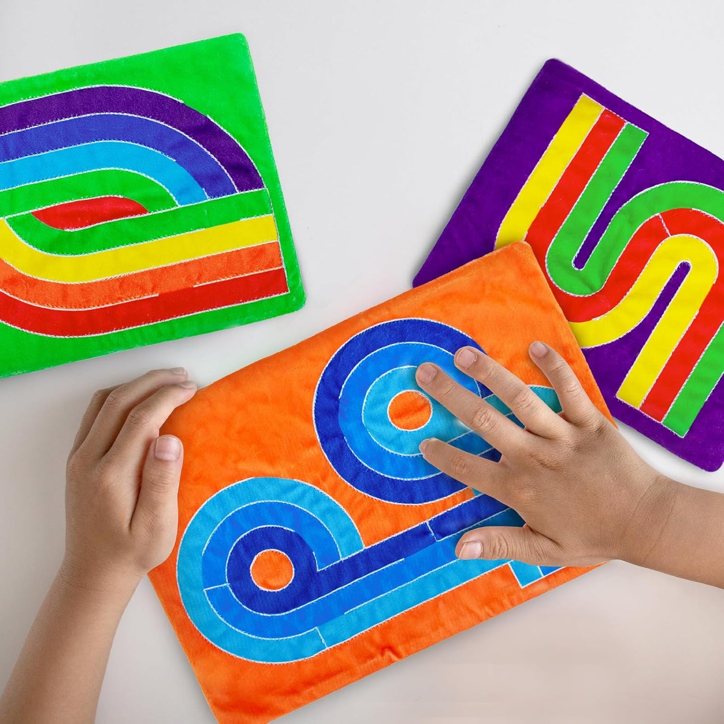 5 Pcs Marble Maze Mat Sensory Fidget Toys Stress Relief Toys Anxiety Relief Calming Toys,Sensory Tiles Toys for Kids with Autism Marble Fidget Sensory Room Must Have