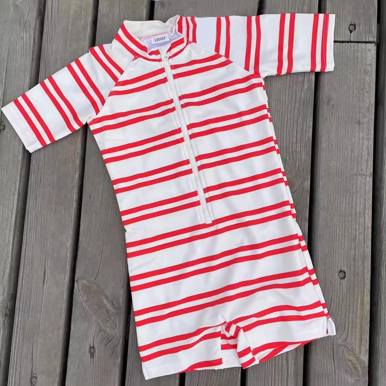 Boys One Piece Swimsuit Whale Dolphin Bathing Suit Zipper Rash Guard Kid Short Sleeve Swimwear Shark Beach Wear UPF50+