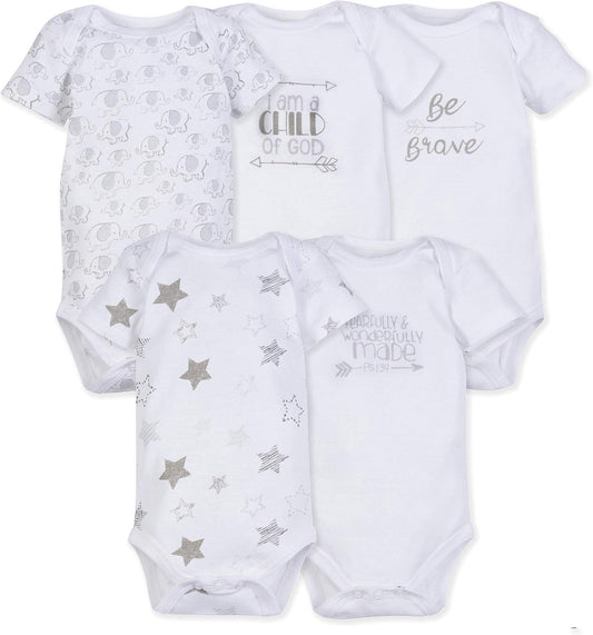 Miracle Baby 5-Pack Bodysuits