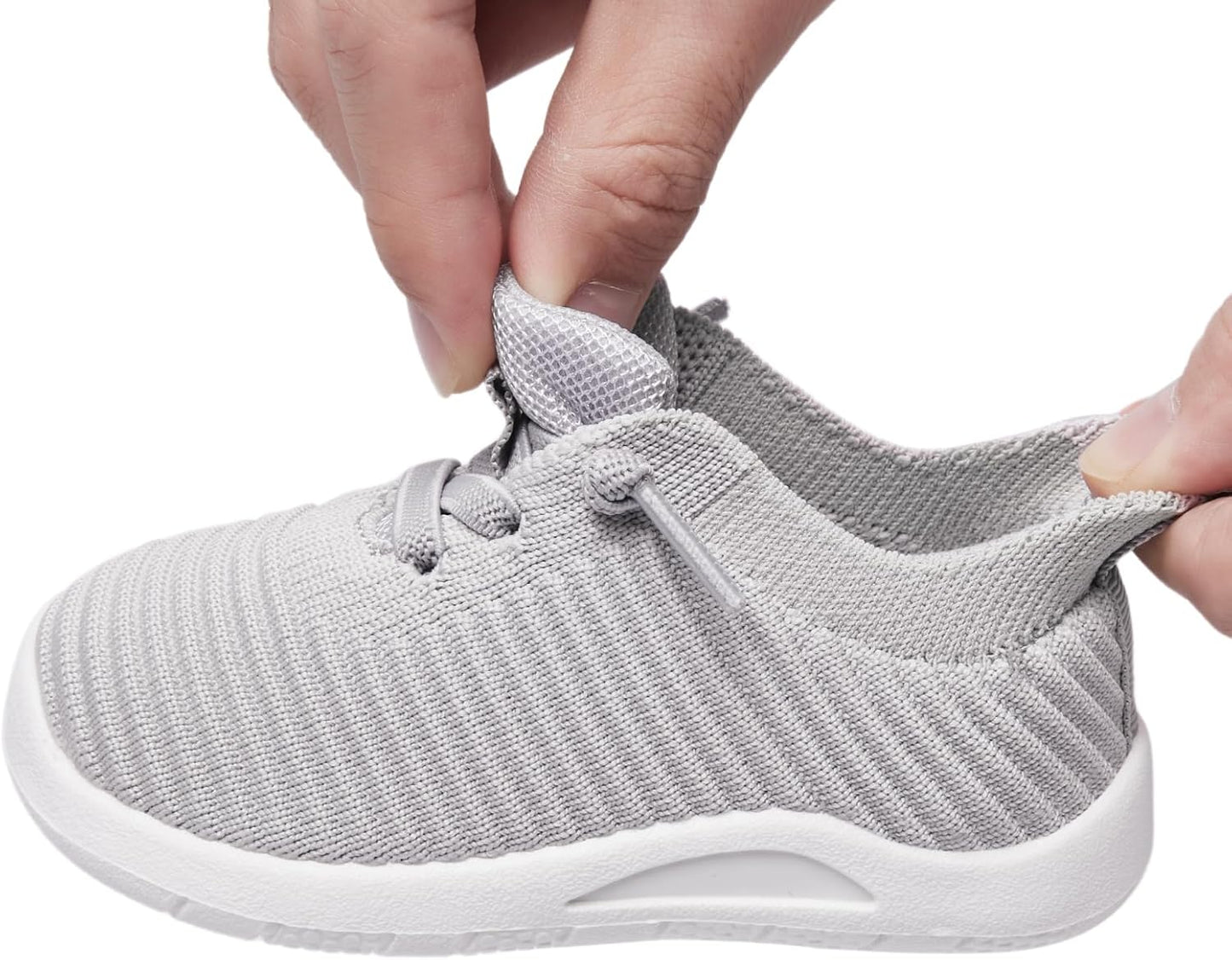 MORENDL Toddler Shoes Baby Walking Sock Shoes Infant Sneakers 0-4 Years Boy Girl Barefoot Tennis Shoe Non-Slip Brethable