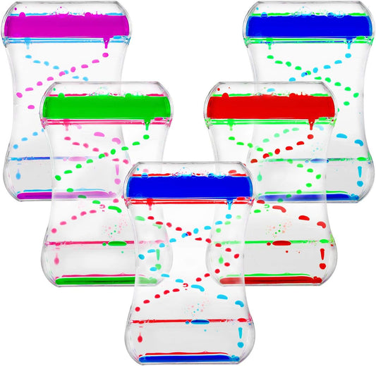 Super Z Outlet Liquid Motion Bubbler for Sensory Play, Fidget Toy, Children Activity, Desk Top, Assorted Colors (Style #2)