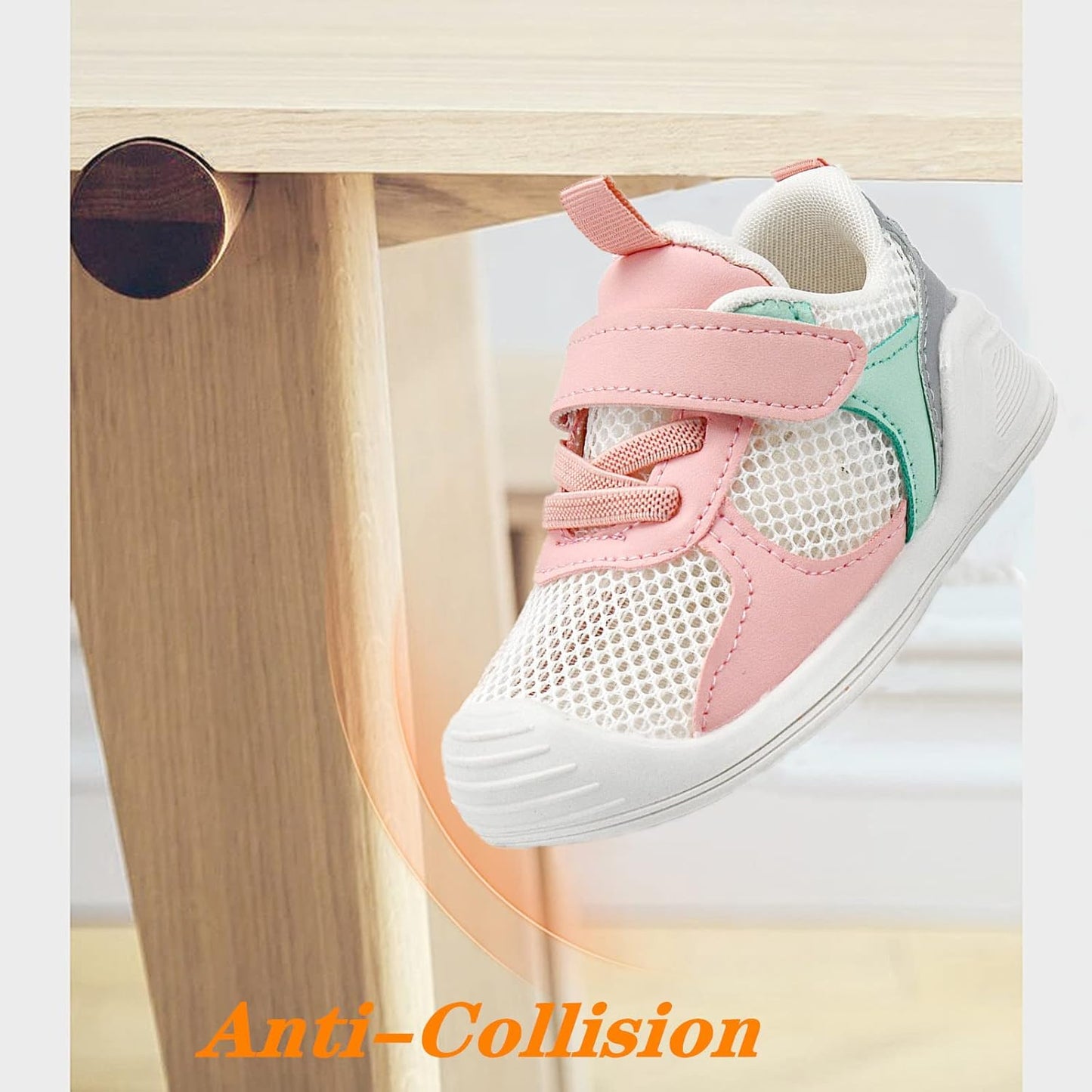 Baby Boy Girl Shoes Infant Non Slip Sneakers Breathable Lightweight Toddler First Walking Shoes 6 12 18 24 Months