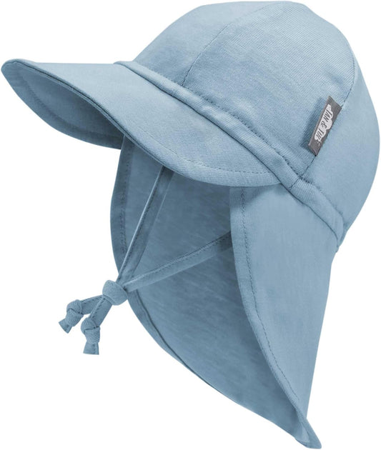 JAN & JUL Sun Soft Baby Cap | Cotton Neck Flap Hat for Littles