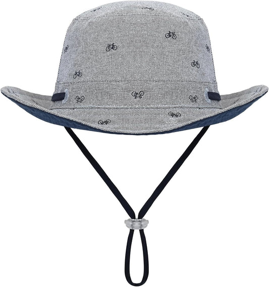 Kids Toddler Baby Boy Sun Hat Summer Bucket Hats with UPF 50+ UV Sun Protective