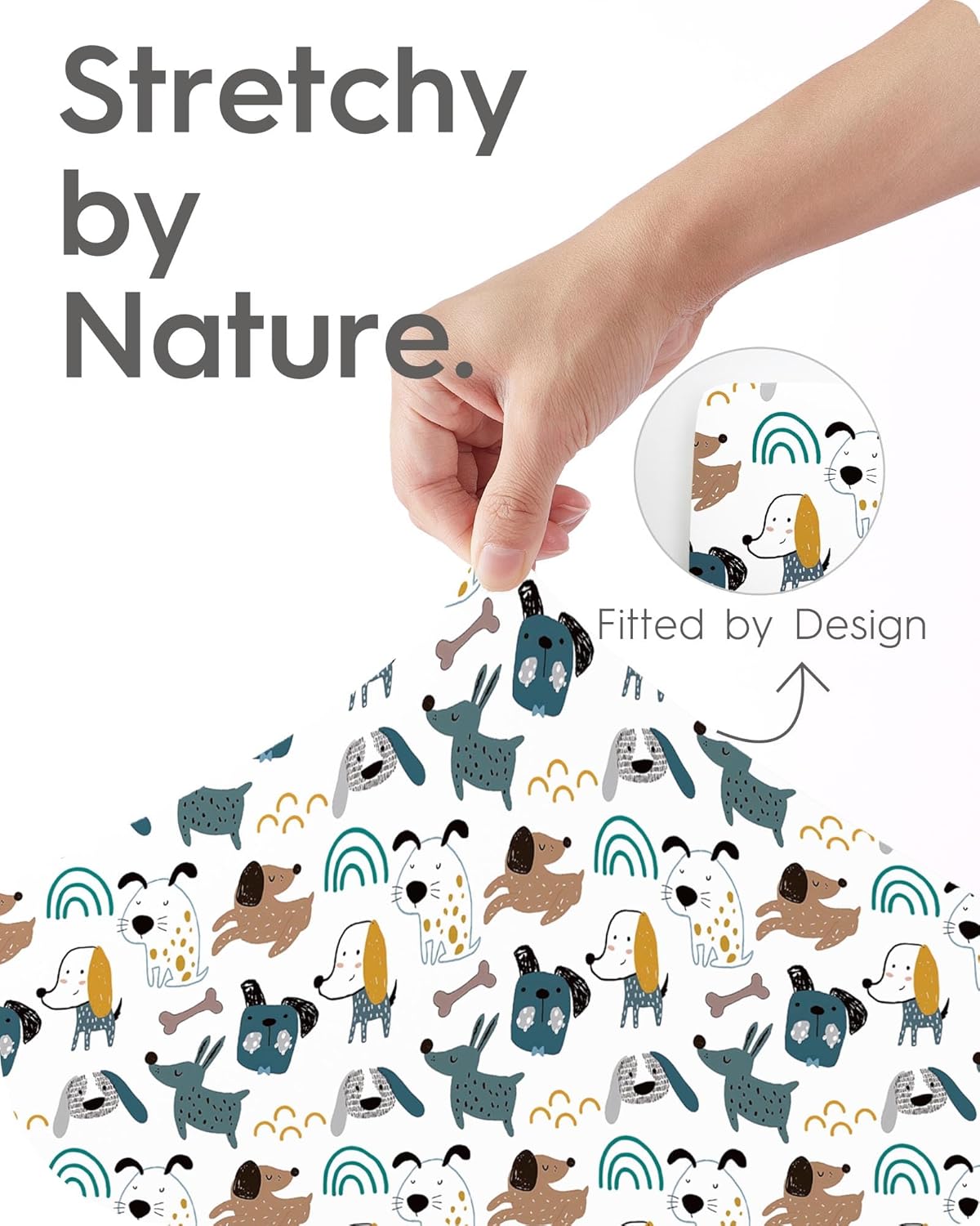 Baby Crib Sheets Boy Girl for Standard Crib Mattress - Ultra Soft Jersey Knit Neutral Crib Mattress Sheet, Safe and Snug, Durable, Stylish Crib Sheet Fitted, 28''x52''x9'' Extra Deep Pocket