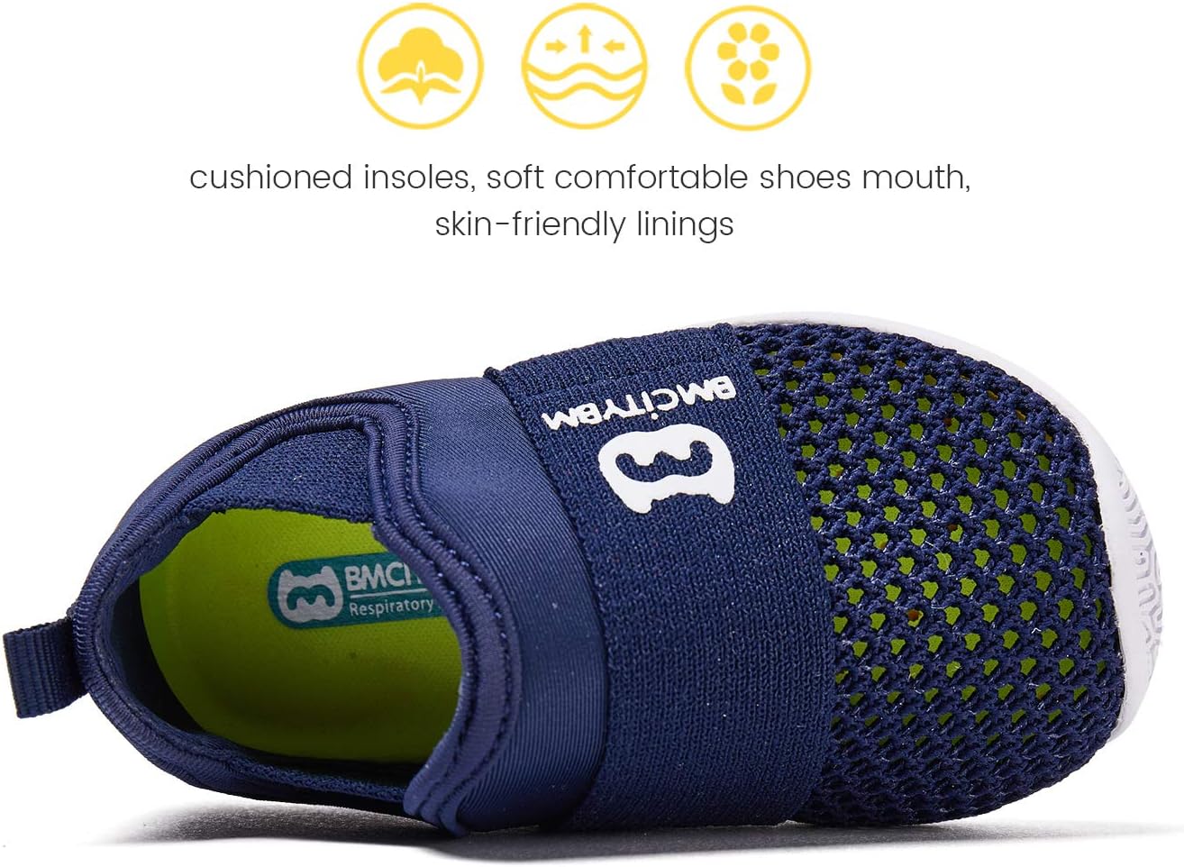 BMCiTYBM Baby Shoes Boy Girl Infant Sneakers Non-Slip First Walkers 6 9 12 18 24 Months