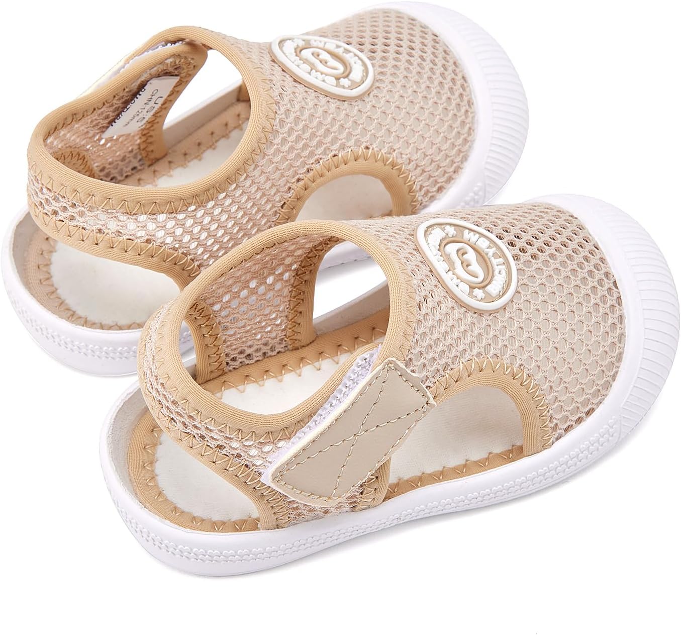 BMCiTYBM Baby Boy Girl Closed Toe Summer Sandals Lightweight Shoes Infant Non-Slip First Walking Sneakers 6 9 12 18 24 Months