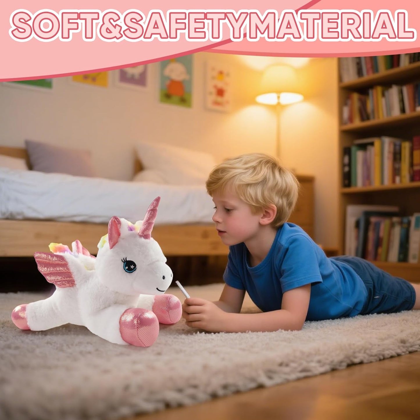 Sew Butiful Unicorn Stuffed Animal, 12in/30cm, Cute Plushies for Girls,Stuffed Unicorn Plush Birthday Gifts Soft Plush Toys Set for Baby, Toddler, Girls, Kids,Decor