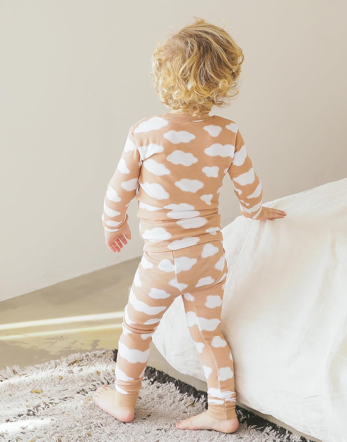 VAENAIT BABY 6M-12Y Kids Unisex Girls & Boys Soft Comfy Modal Tencel Sleepwear Pajamas 2pcs or 4pcs Set