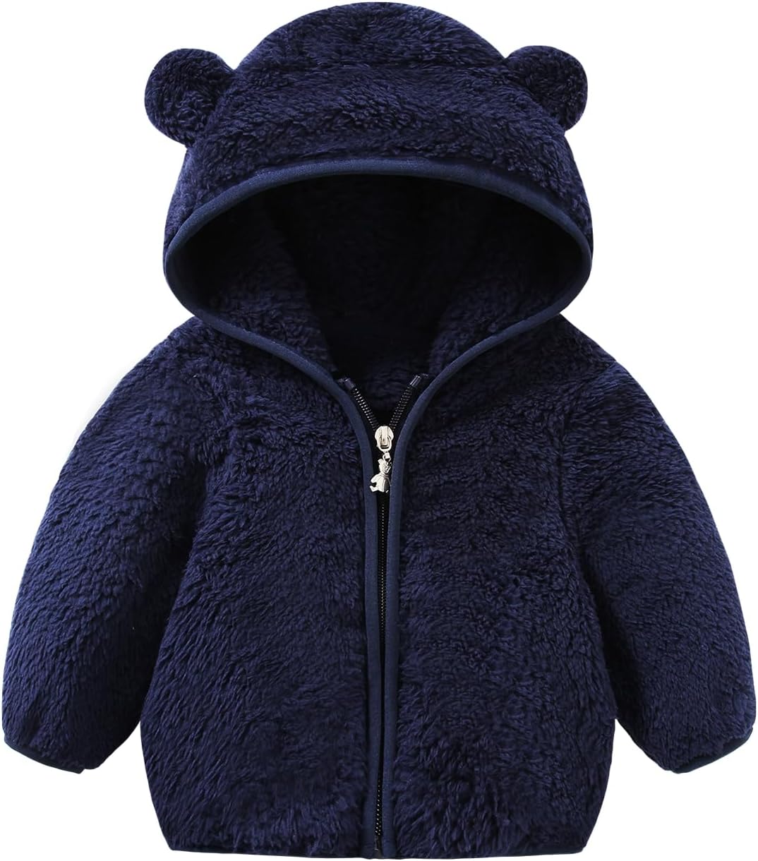newborn boys girls 0-6 months winter jackets for baby coat warm flecee clothes