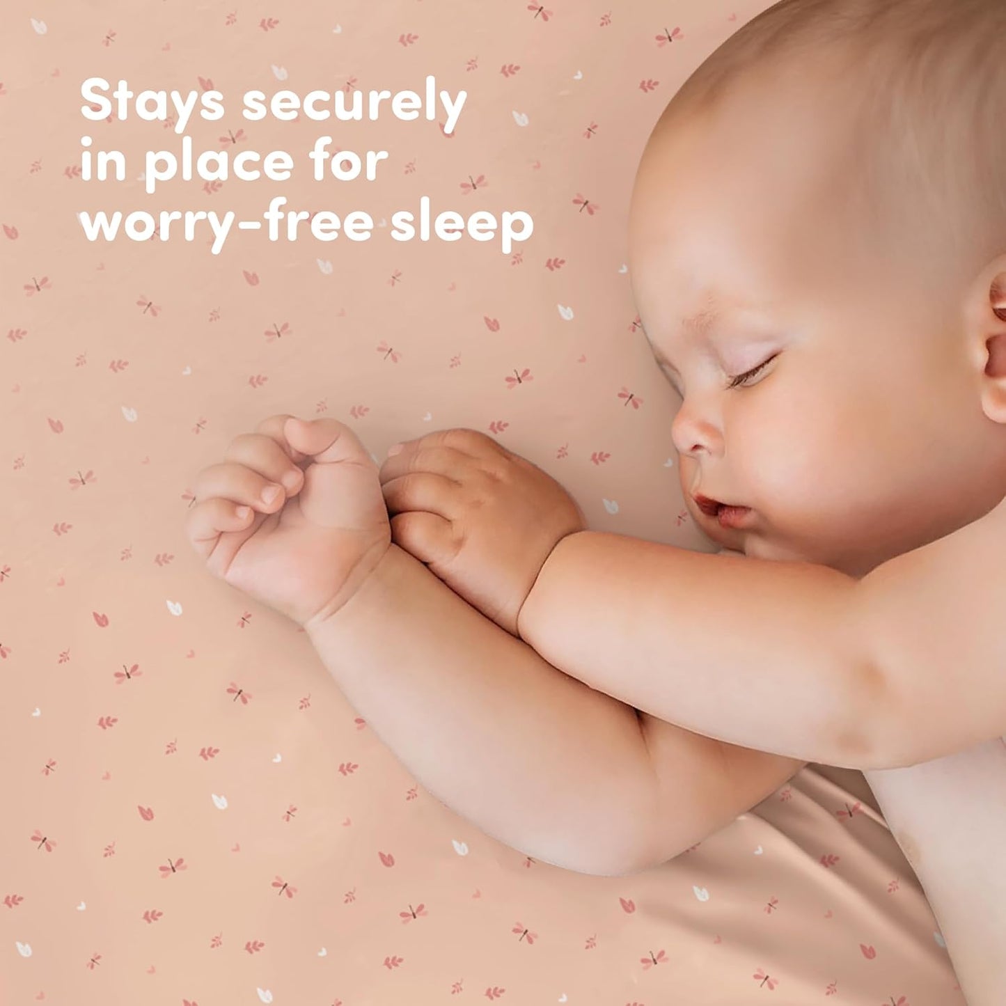 Sweety Fox 2-Pack Crib Sheets - Soft Jersey Cotton Fitted Sheets for Boys and Girls, Mini Crib Sheets, Toddler Bed Sheets (Dragonfly)