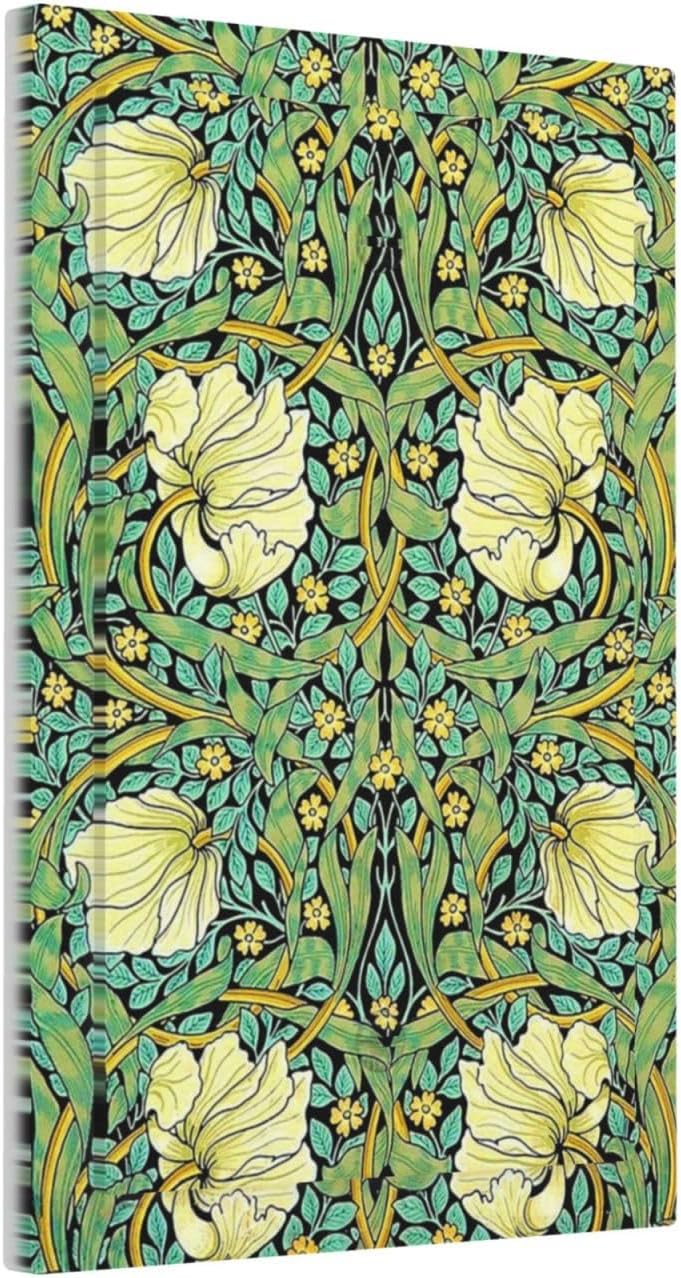 Light Switch Cover Plate William Morris Vintage Floral Yellow Flowers Green Leaf 1 Gang No Device Blank Electrical Wall Plates Faceplate Decorative Switch Plate for Bedroom living Room Decor