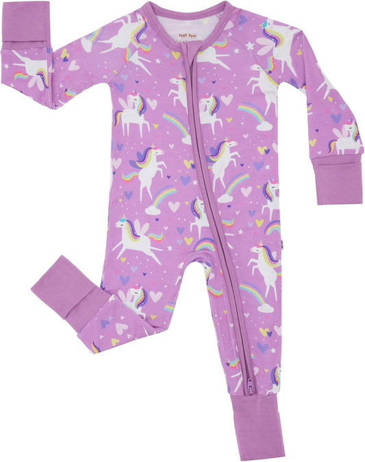 Little Sleepies Pajamas for Baby Boys & Girls, Viscose from Bamboo Baby Pajamas, Preemie & Newborn Sleepers, 2-Way Zipper PJs