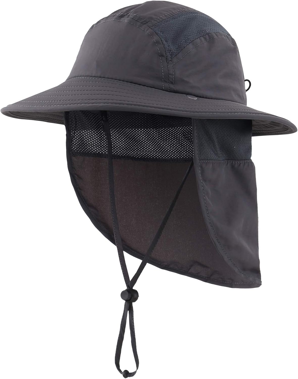 Home Prefer UPF 50+ Boys Sun Hat with Neck Flap Wide Brim Summer Beach Bucket Hat for Boys Girls Toddler Kids Safari Hat