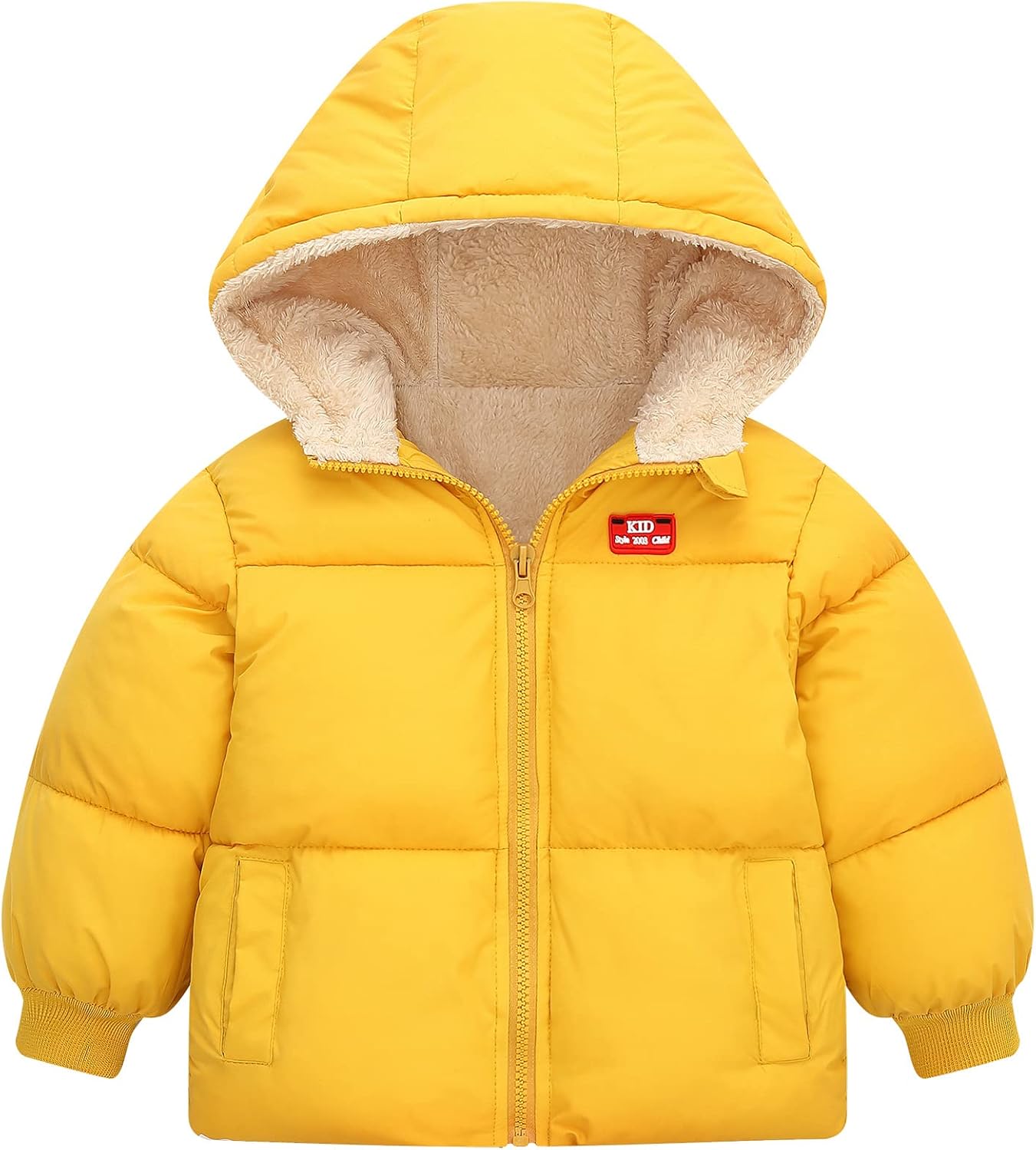 UNICOMIDEA Baby Winter Coat with Hooded Toddler Boys Girls Puffer Jackets for 12M-5T