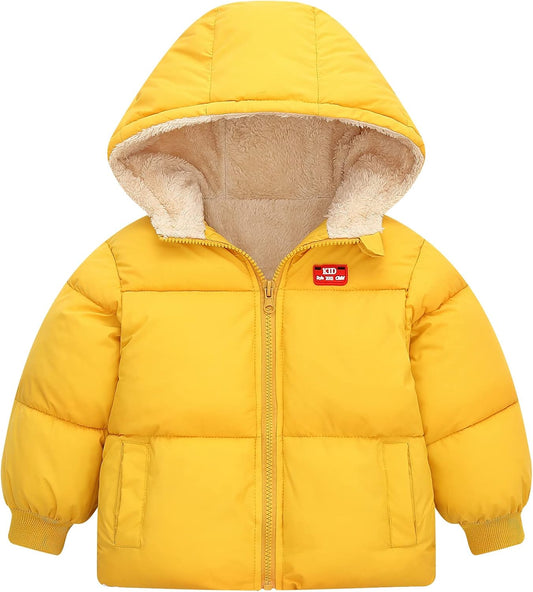 UNICOMIDEA Baby Winter Coat with Hooded Toddler Boys Girls Puffer Jackets for 12M-5T