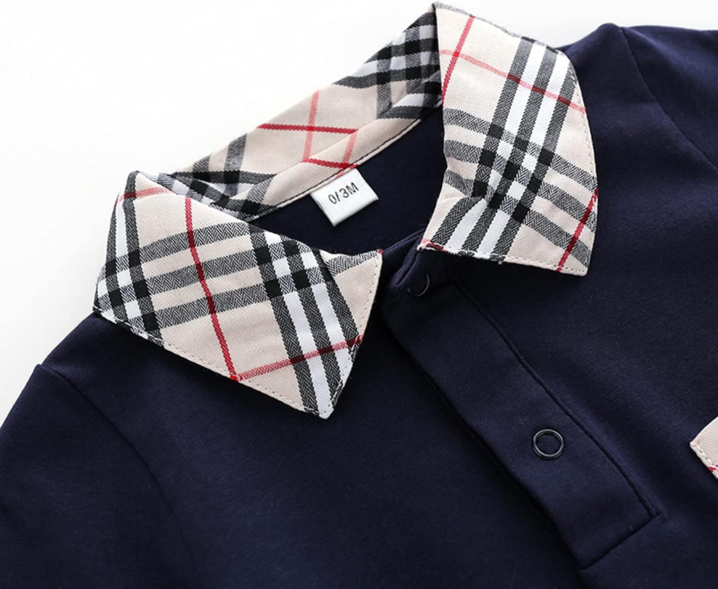 Unisex Toddler Baby Boy Romper Jumpsuit Cotton Long Sleeve Newborn Baby Boy Bodysuit One-Piece Overalls