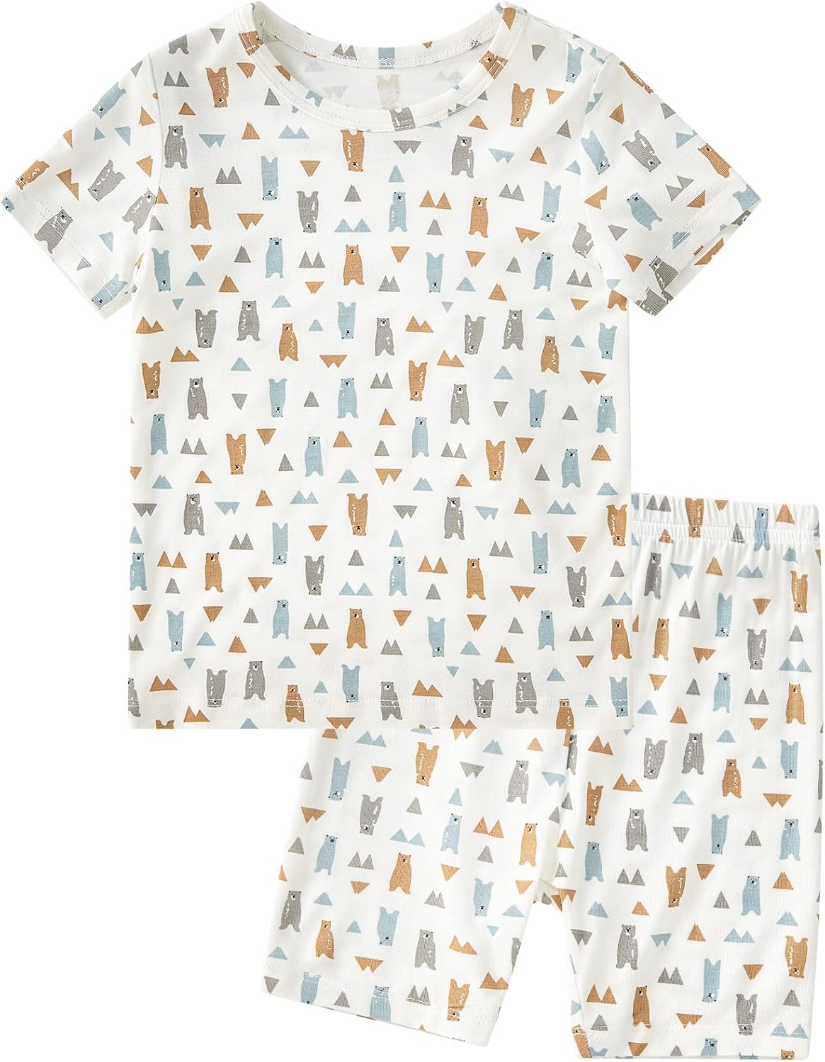 pureborn Baby Toddler Kids Viscose from Bamboo Pajamas Set Pjs 2pcs 18M-8Y