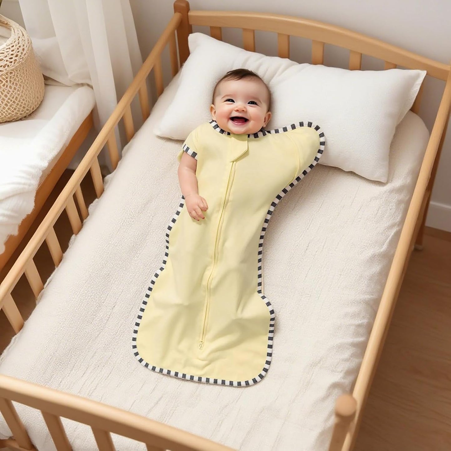 2-Pack Baby Transition Swaddle Set, Breathable Infant Sleep Sack, Soft Swaddling Sack for Boy Girl