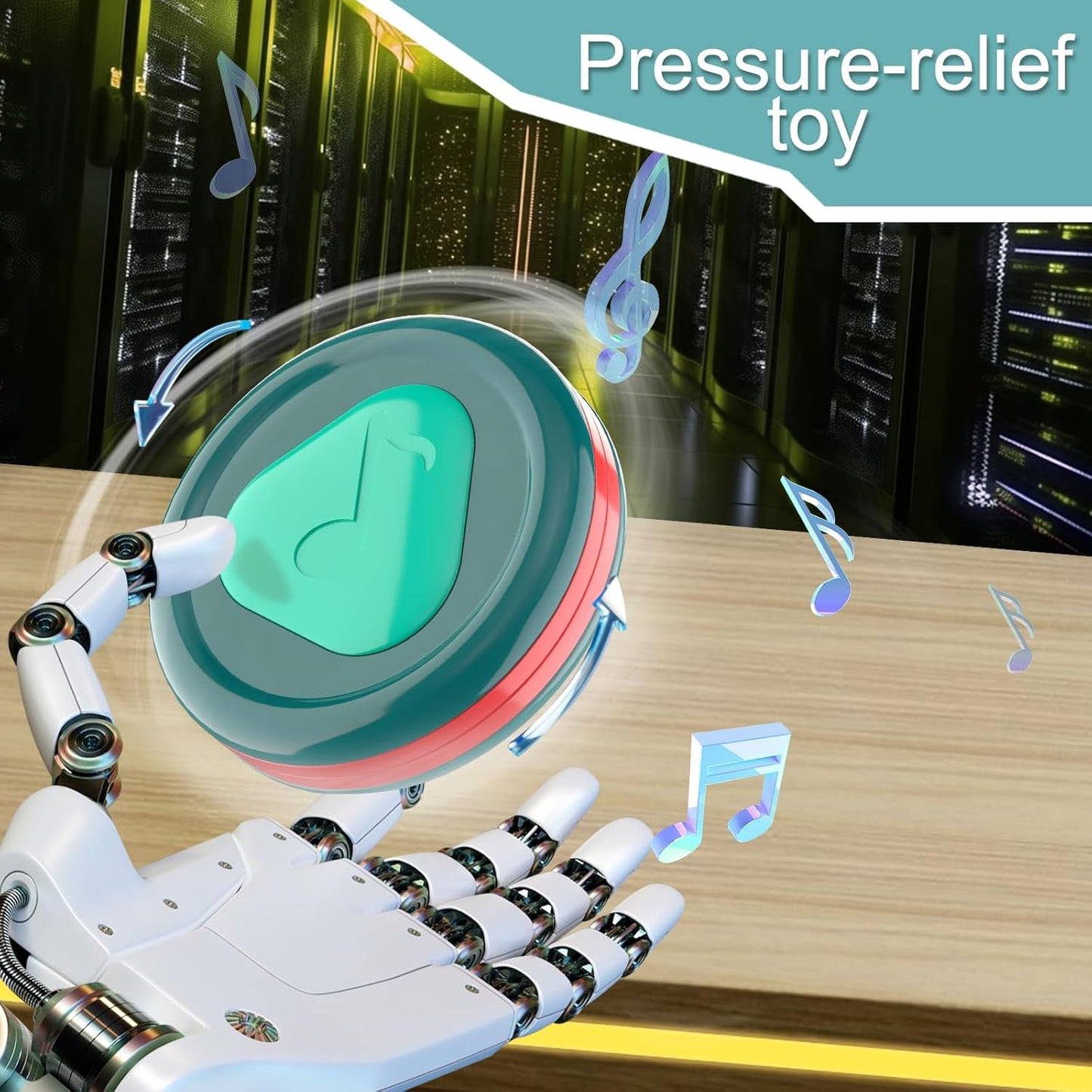 Fidget Slider Coin Toy Haptic Coin Blue Plastic Fidget Toy EDC Fidget Toy for Adults Desk Fidget Toys