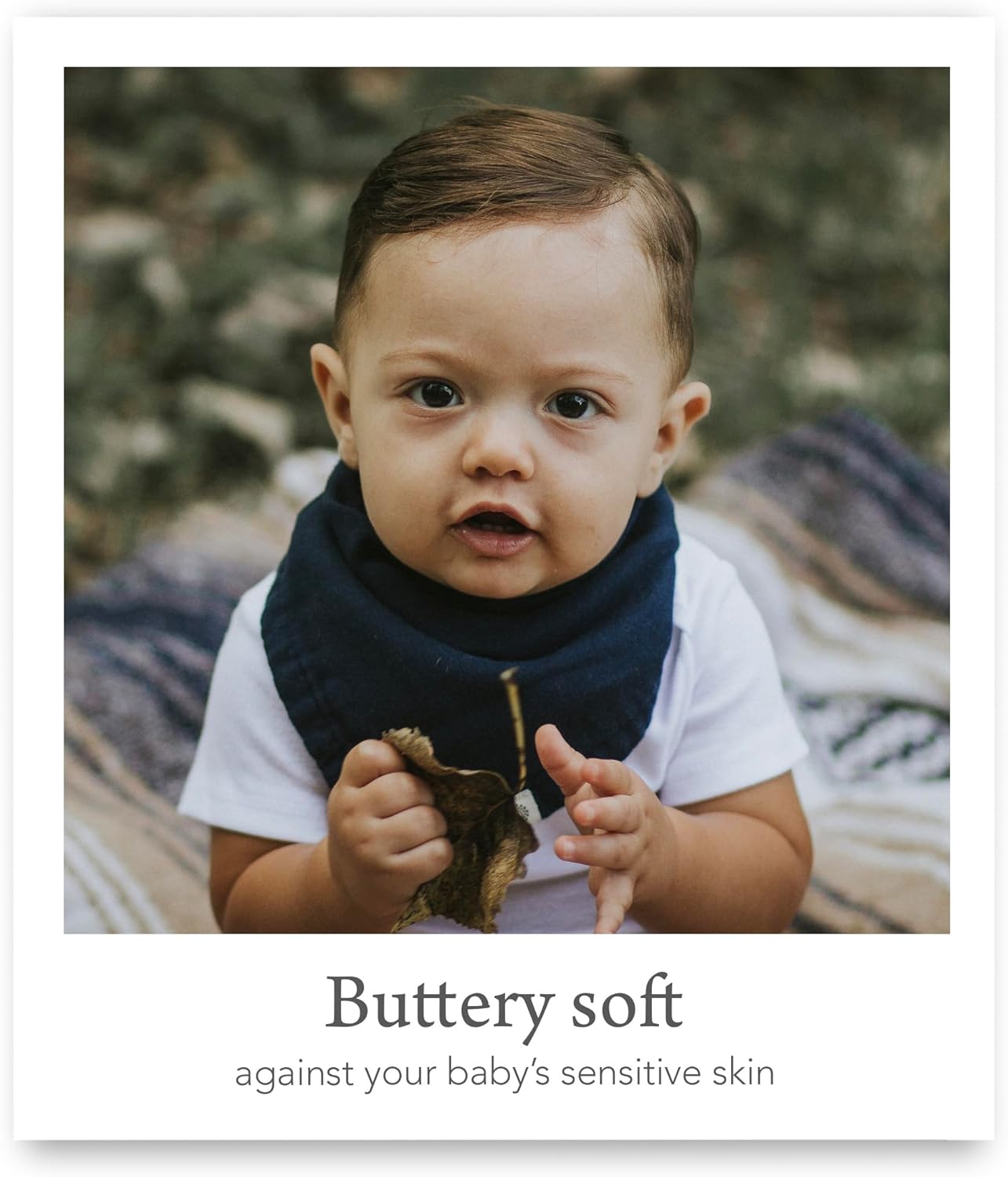 Kishu Baby Indi Organic Baby Bandana Bibs – Fairtrade 4-Way Reversible Drool Bibs for Boys & Girls – Unisex (Set of 5)