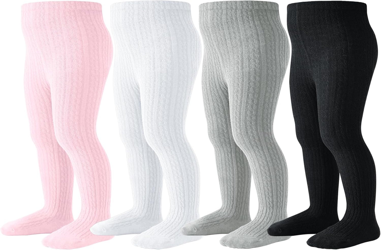 Baby Tights Toddler Stockings Tights Soft Cotton Cable Knit Baby Girl Tight Leggings Newborn Infant 0-4T