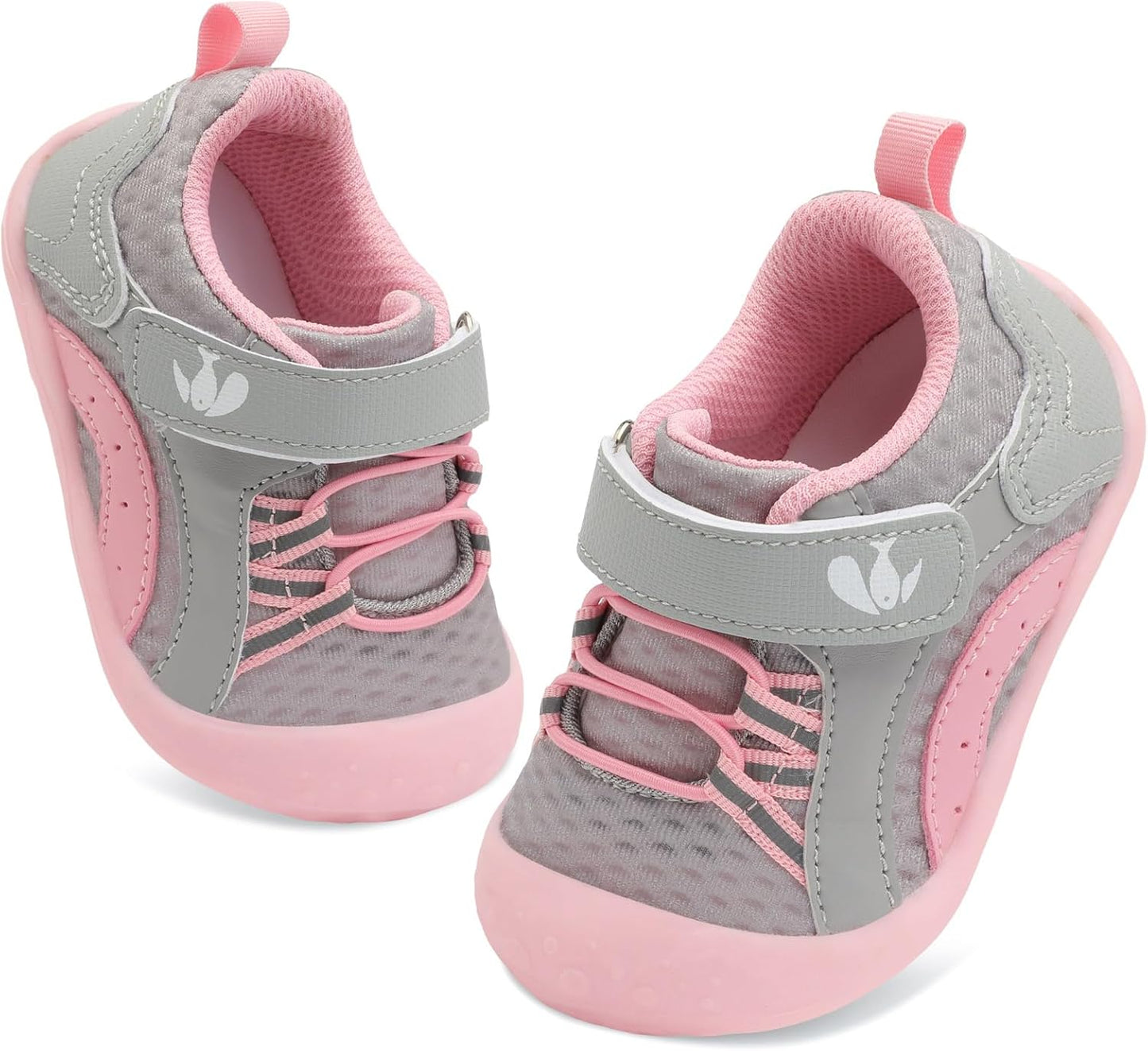 FEETCITY Wide Baby Shoes Boys Girls Baby Barefoot Shoes Breathable Infant Walking Shoe Crib Sock Shoe Toddler Sneakers Flexible