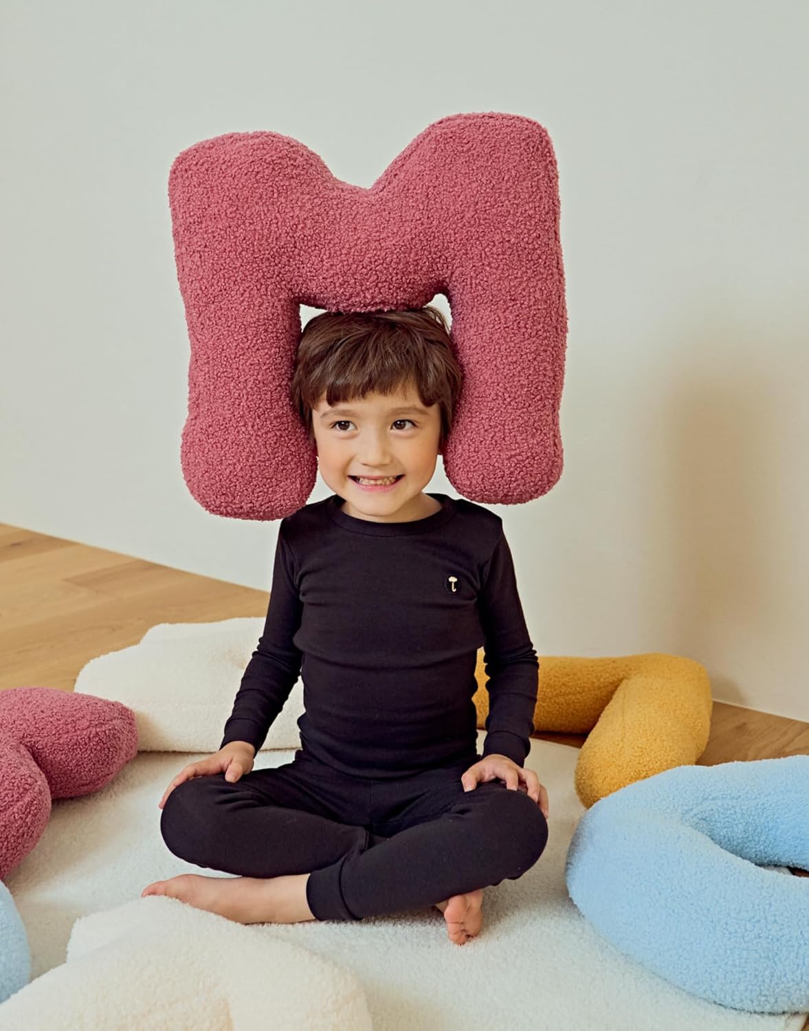 moimoln 6M-8Y Modal Cotton Solid Soft Breathable Baby Toddler Boys Girls Snug fit Pjs Long Sleeve Pajamas Set Sleepwear Daily