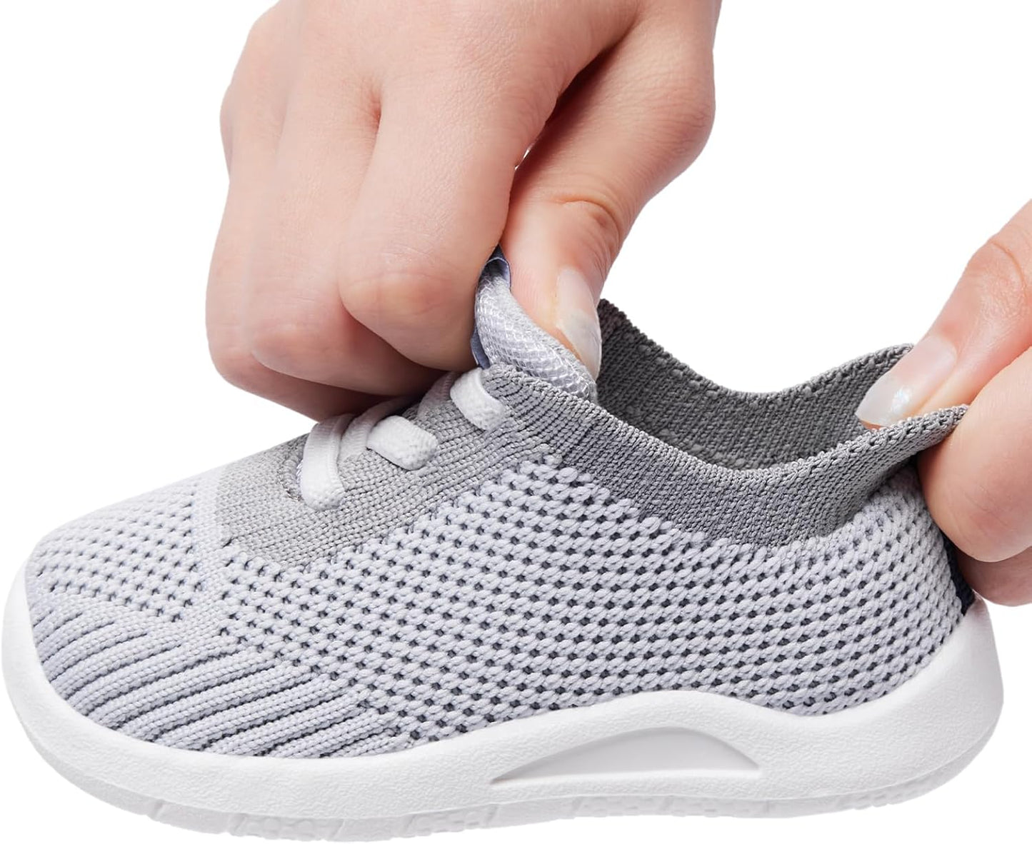 MORENDL Toddler Shoes Baby Walking Sock Shoes Infant Sneakers 0-4 Years Boy Girl Barefoot Tennis Shoe Non-Slip Brethable