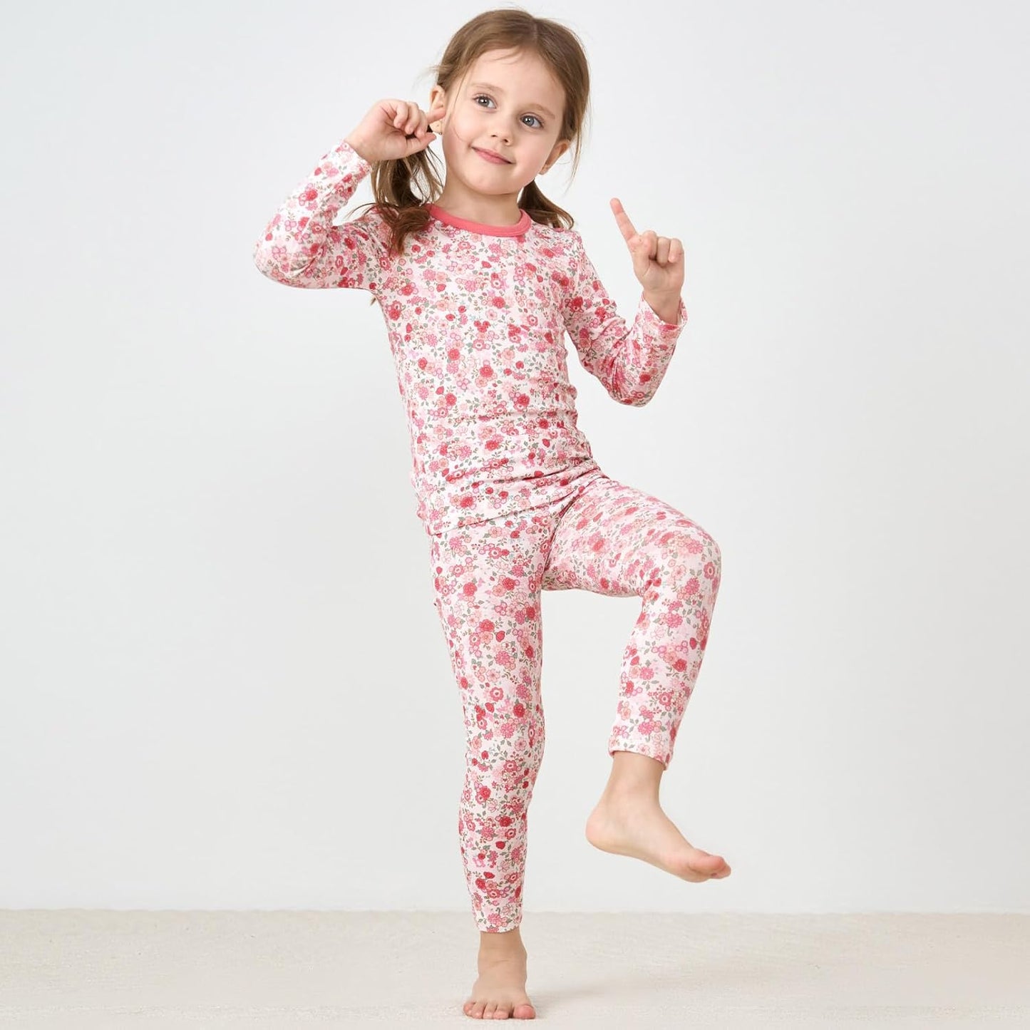 pureborn Baby Toddler Kids Viscose from Bamboo Pajamas Set Pjs 2pcs 18M-8Y