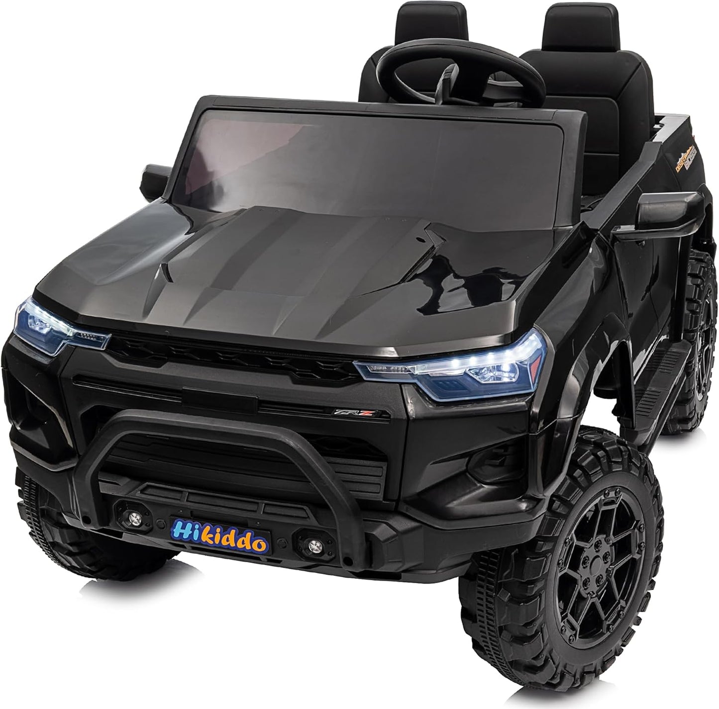 24V 2 Seater Ride on Toy for Big Kids, Electric SUV Kids Car to Drive w/Parent Remote, 2WD/4WD Switchable - Black