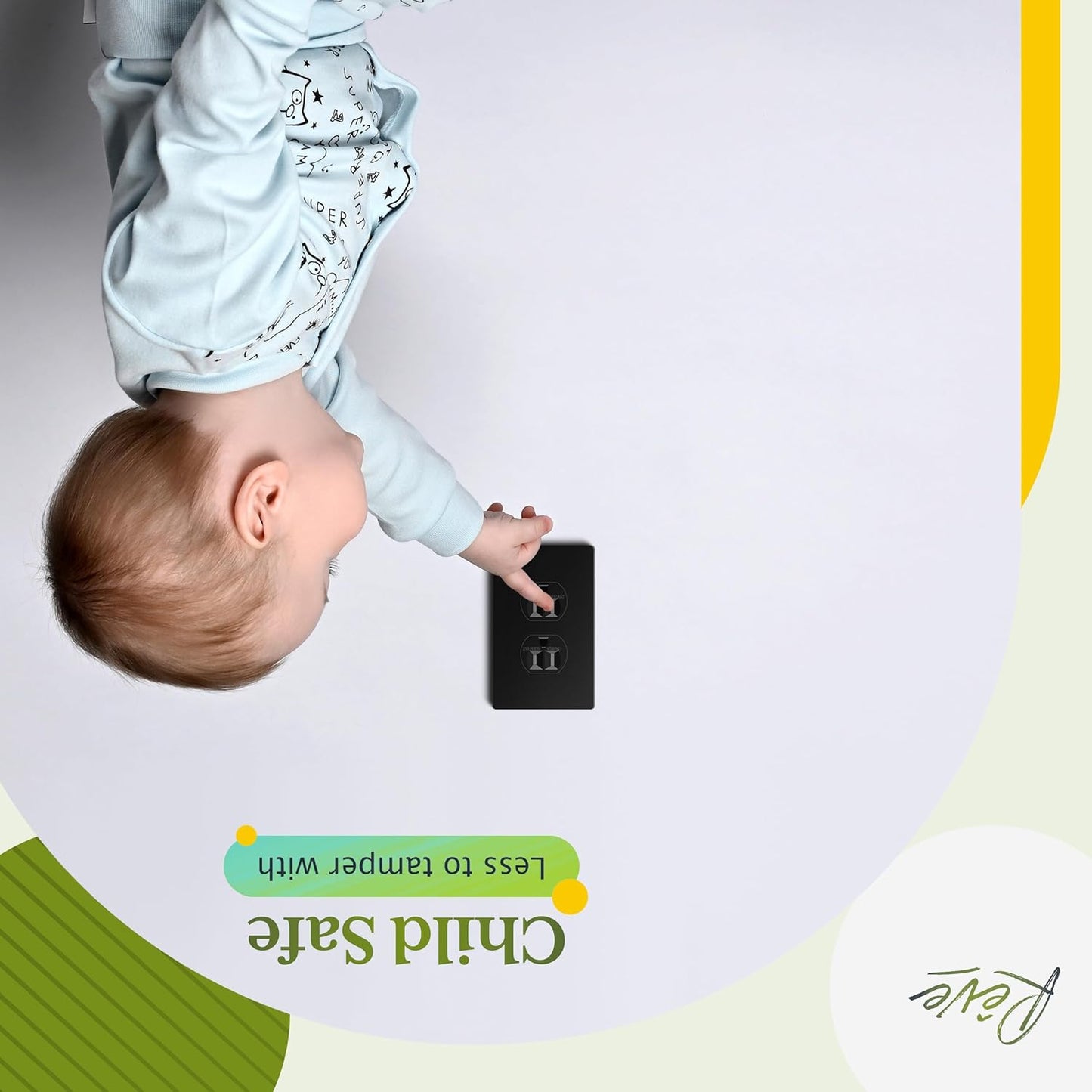 TG SP-S1-BK Duplex Outlet Receptacle Cover, Screwless Wall Plate, Standard Size, 1-Gang 4.68" x 2.93", Unbreakable Polycarbonate Thermoplastic, UL Listed, SP-S1-BK-10PCS, Black, 10 Pack