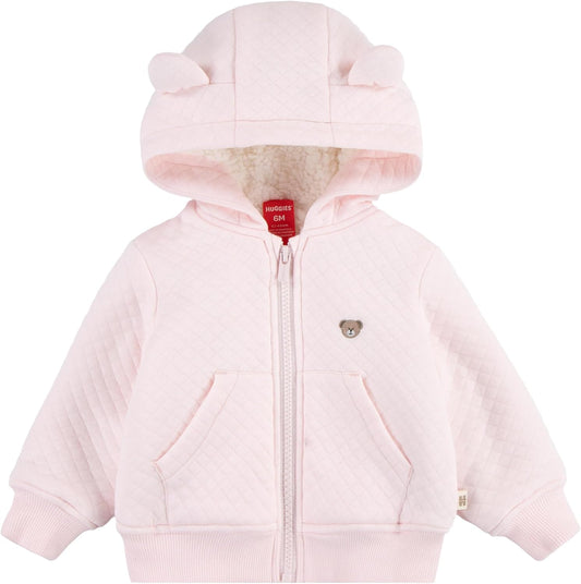 Huggies Baby Fleece Lined Zip Up Hooded Jacket