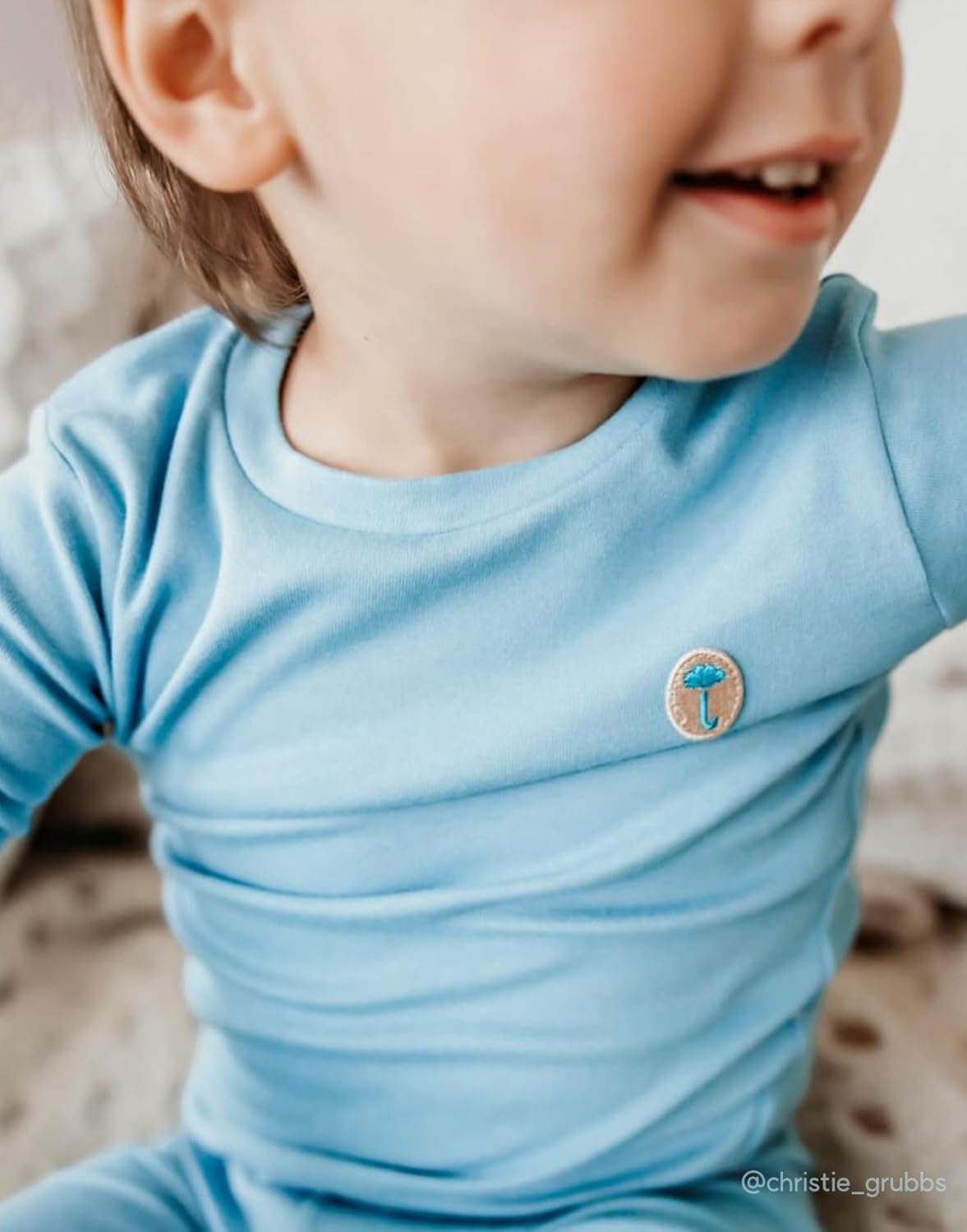 moimoln 6M-8Y Modal Cotton Solid Soft Breathable Baby Toddler Boys Girls Snug fit Pjs Long Sleeve Pajamas Set Sleepwear Daily