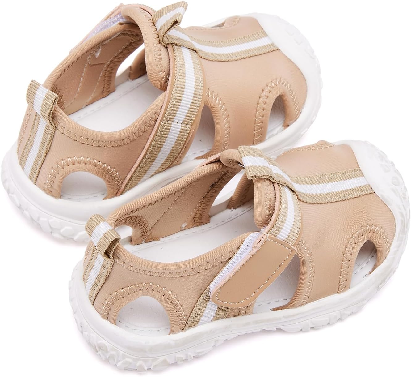 BMCiTYBM Baby Boy Girl Closed Toe Summer Sandals Lightweight Shoes Infant Non-Slip First Walking Sneakers 6 9 12 18 24 Months