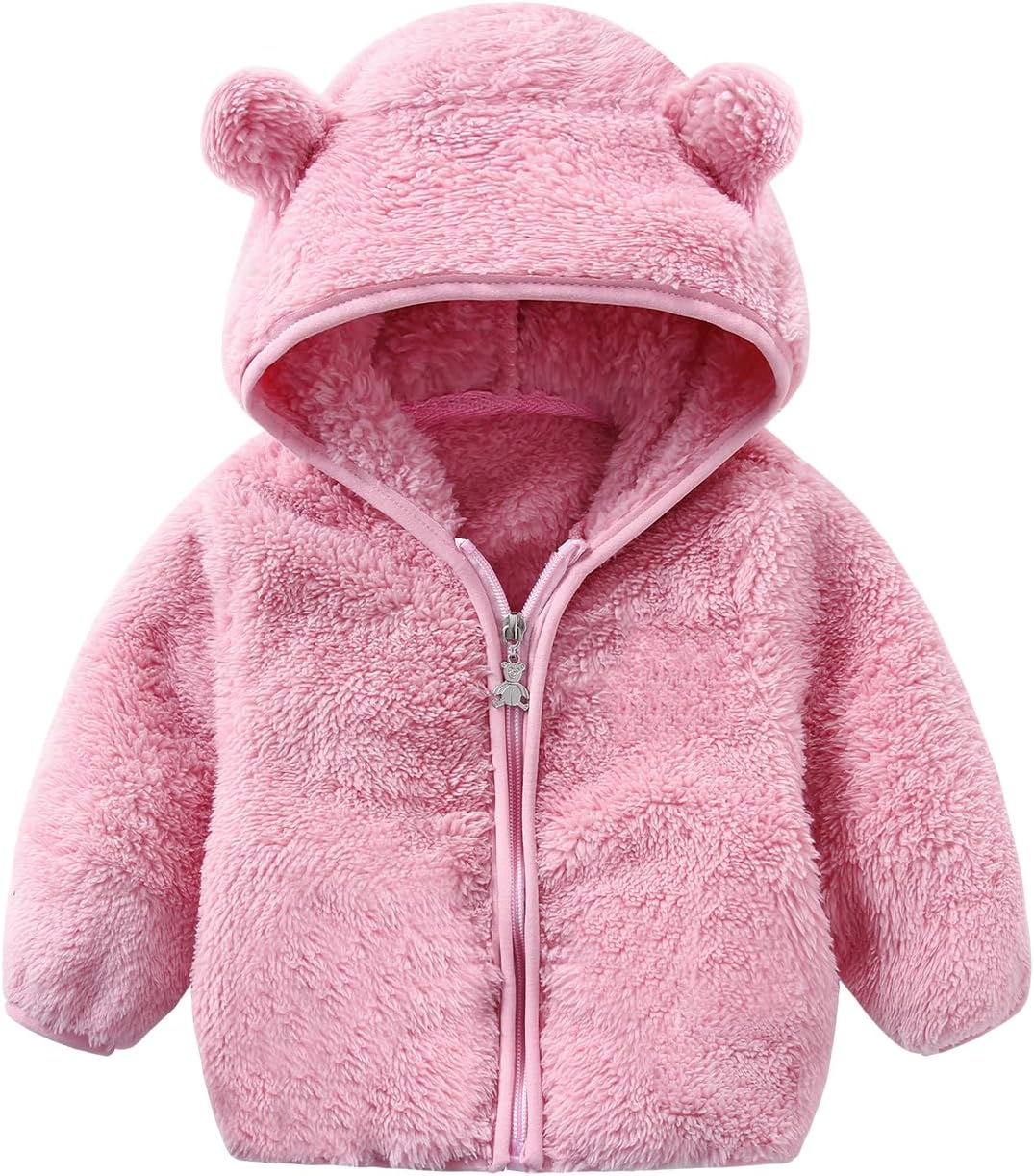 newborn boys girls 0-6 months winter jackets for baby coat warm flecee clothes