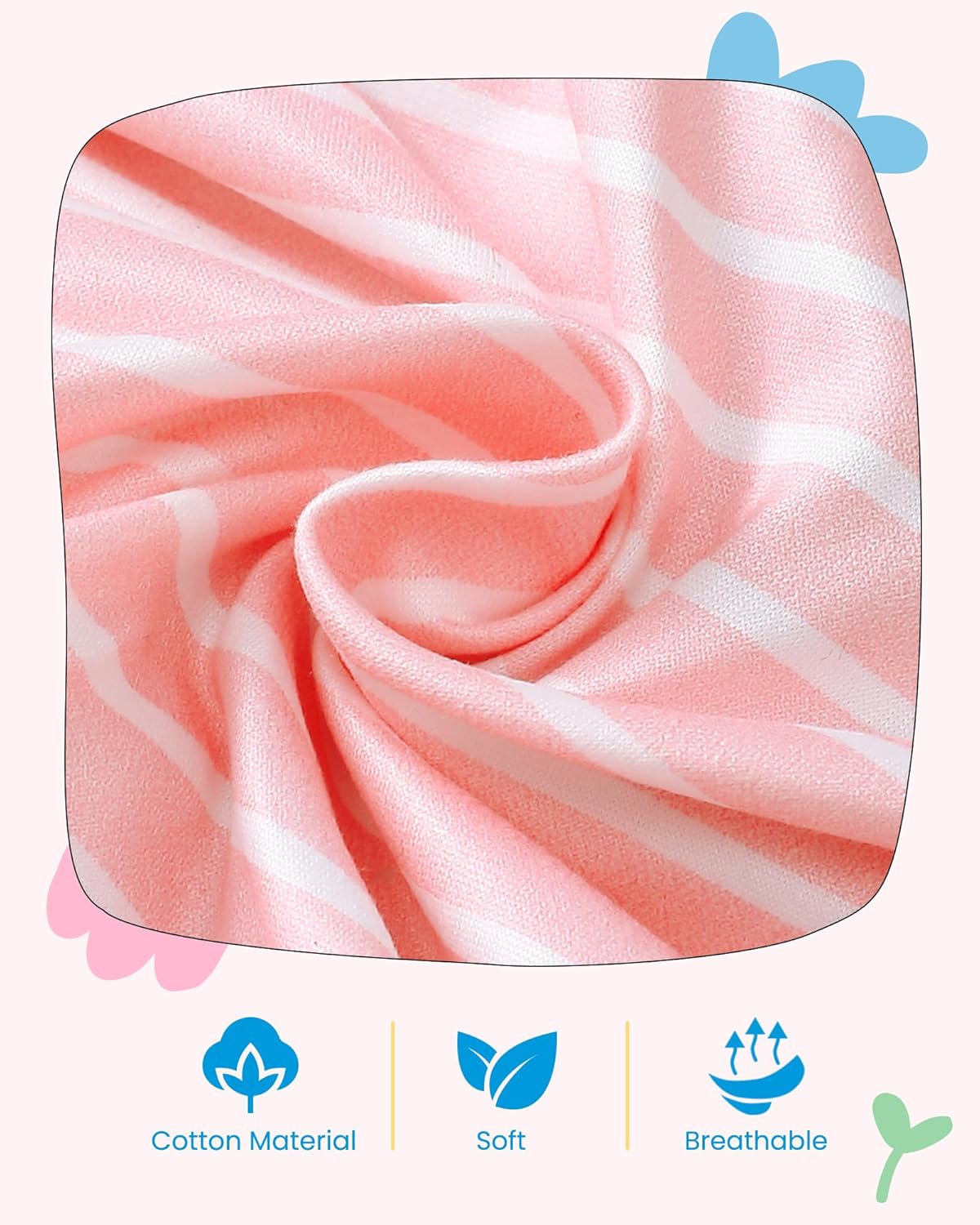 NZRVAWS Newborn Baby Boy Girl Clothes Unisex Infant Romper Pants Set Hat 4-Pack Outfits 0-12 Months 16 Pieces Toddler