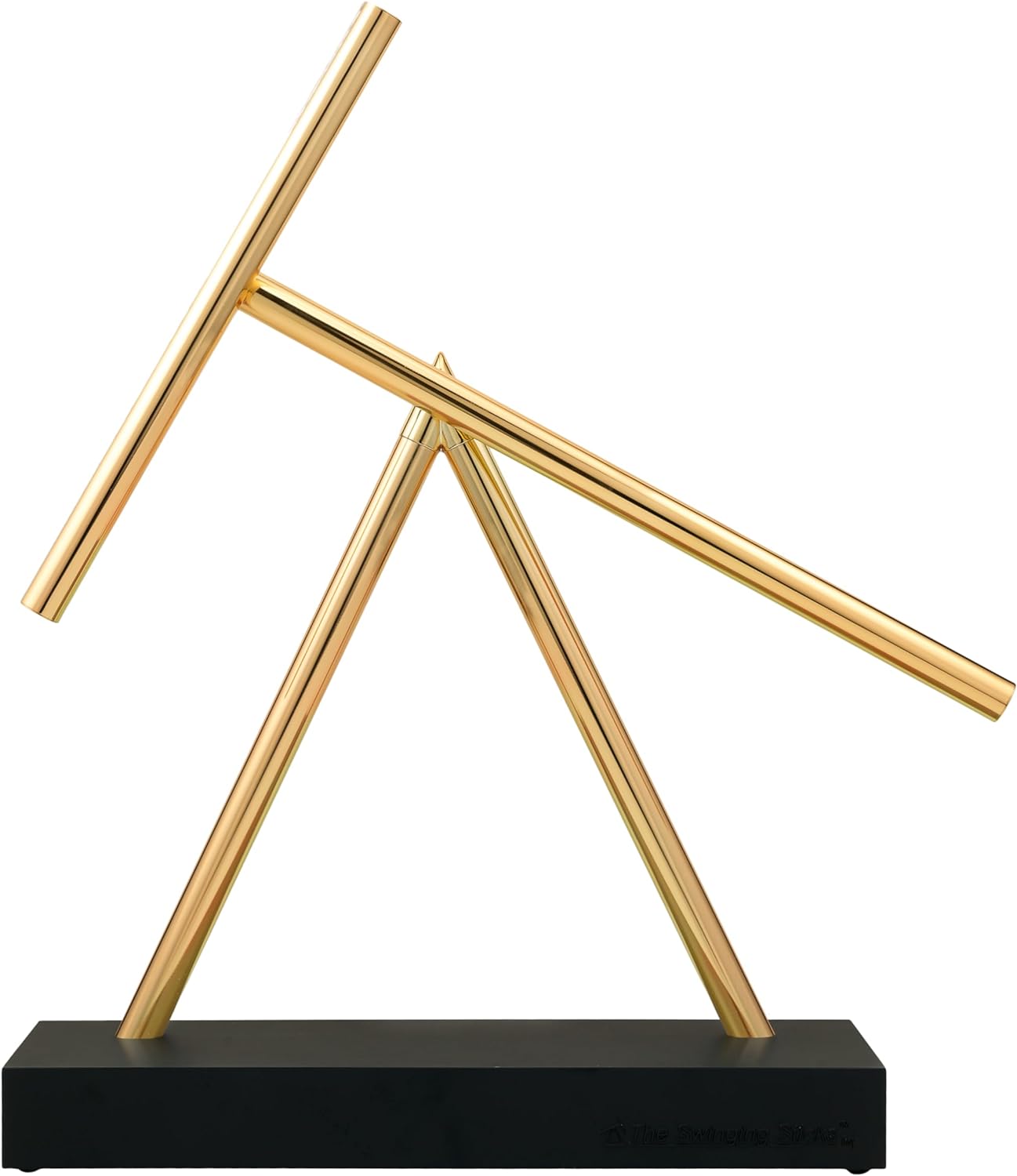 Kinetic Energy Sculpture - Desktop Toy Version (Black/Gold)