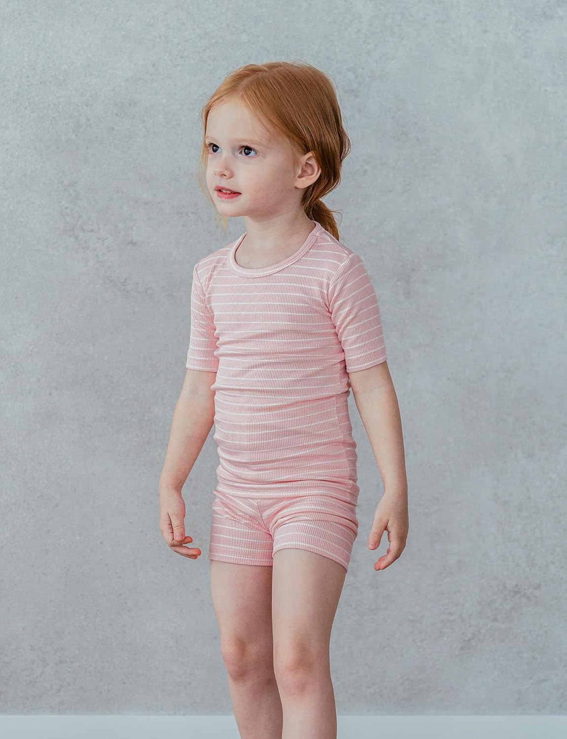 AVAUMA Stripe Pattern Baby Boys Girls Pajama Set Kids Toddler Snug fit Ribbed Sleepwear pjs for Daily Life Style