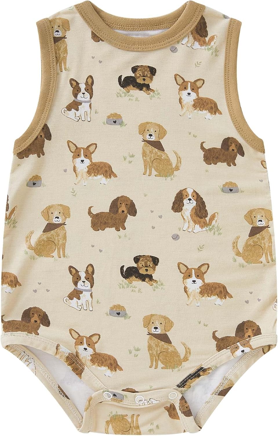 pureborn Baby Boys Girls Bodysuit Super Soft Cotton Romper 0-24 Months