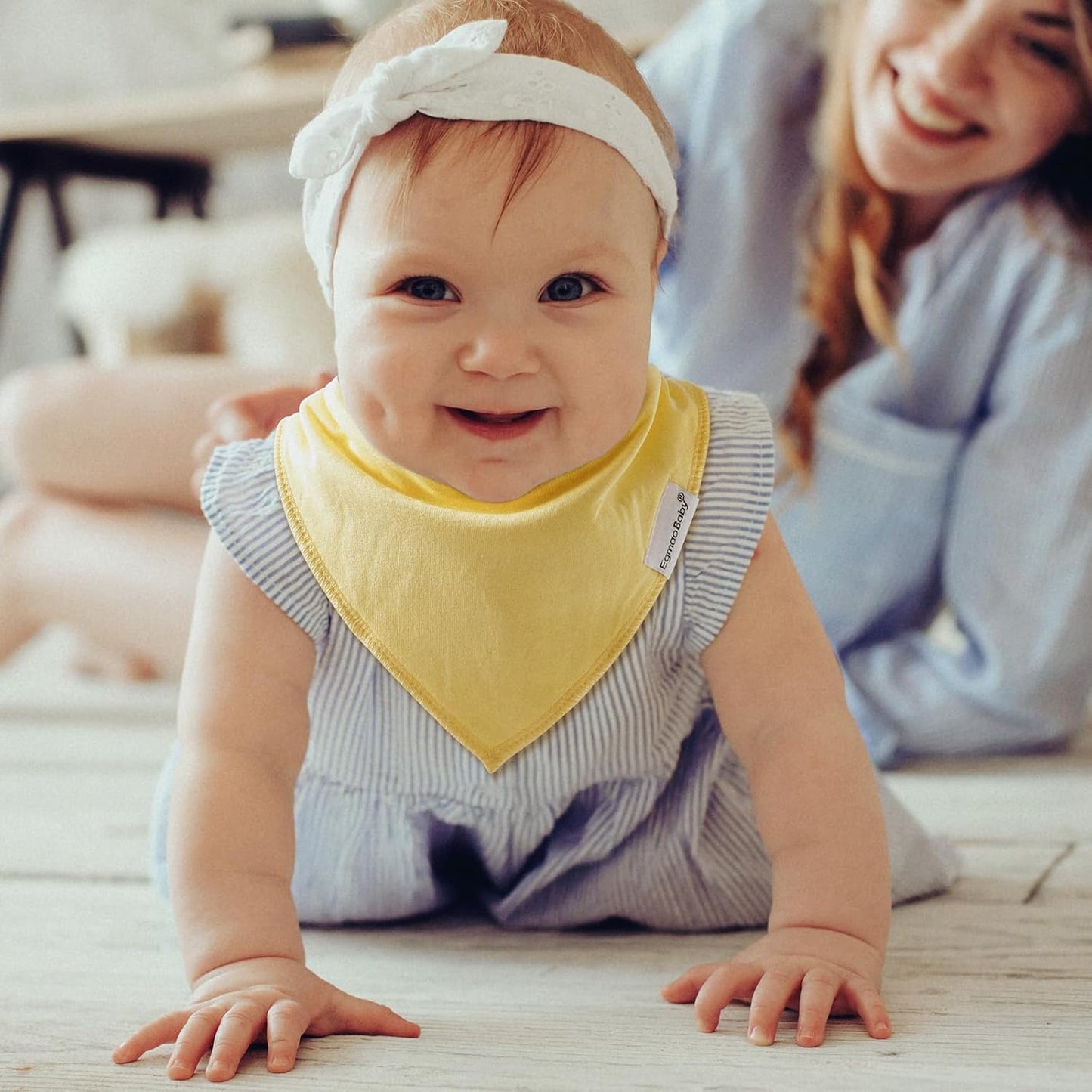 Baby Bandana Drool Bibs for Girls,Super Absorbent Triangle Baby Bibs for Drooling and Teething,100% Cotton Soft for Infant,Newborn 10Pack