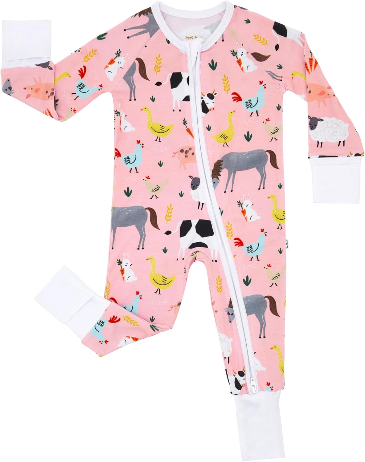 Little Sleepies Pajamas for Baby Boys & Girls, Viscose from Bamboo Baby Pajamas, Preemie & Newborn Sleepers, 2-Way Zipper PJs